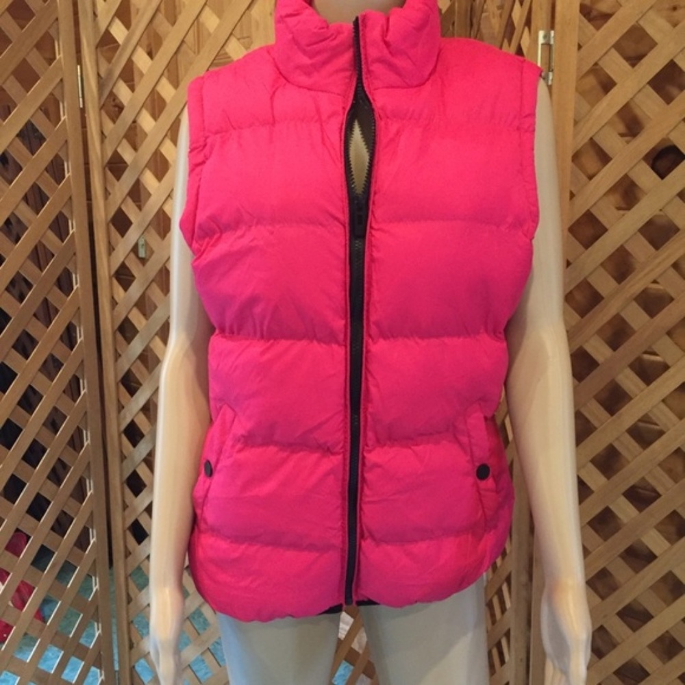 Hot Pink Puffer Vest